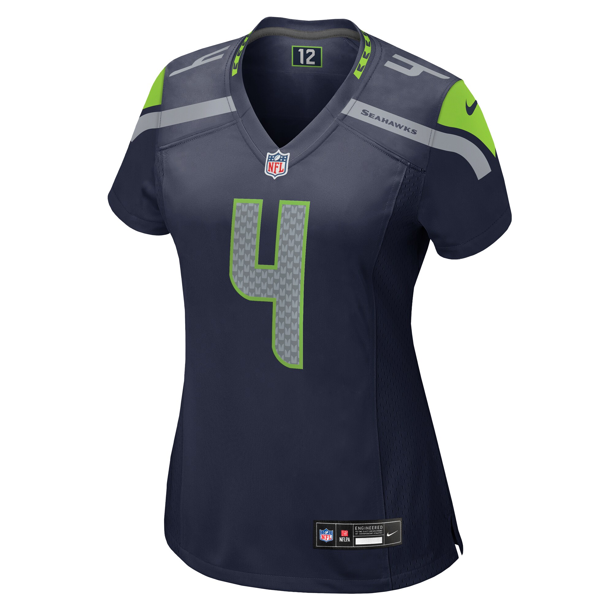 Michael Dickson Seattle Seahawks Nike Women’s Game Jersey – College Navy - Image 2
