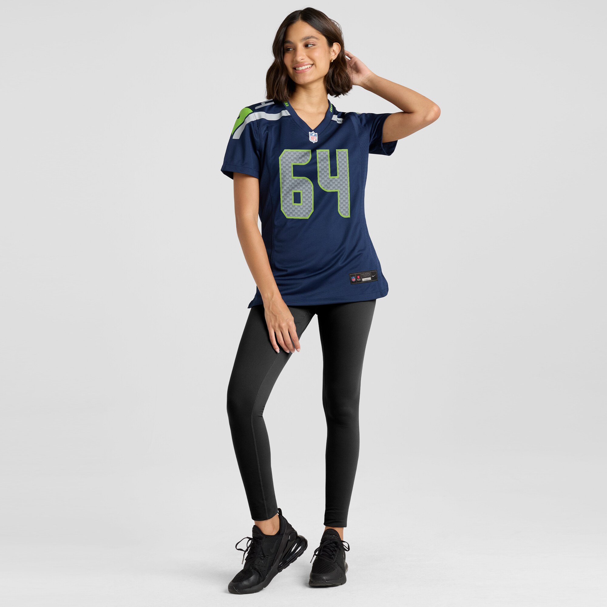 Christian Haynes Seattle Seahawks Nike Women’s Game Jersey – College Navy