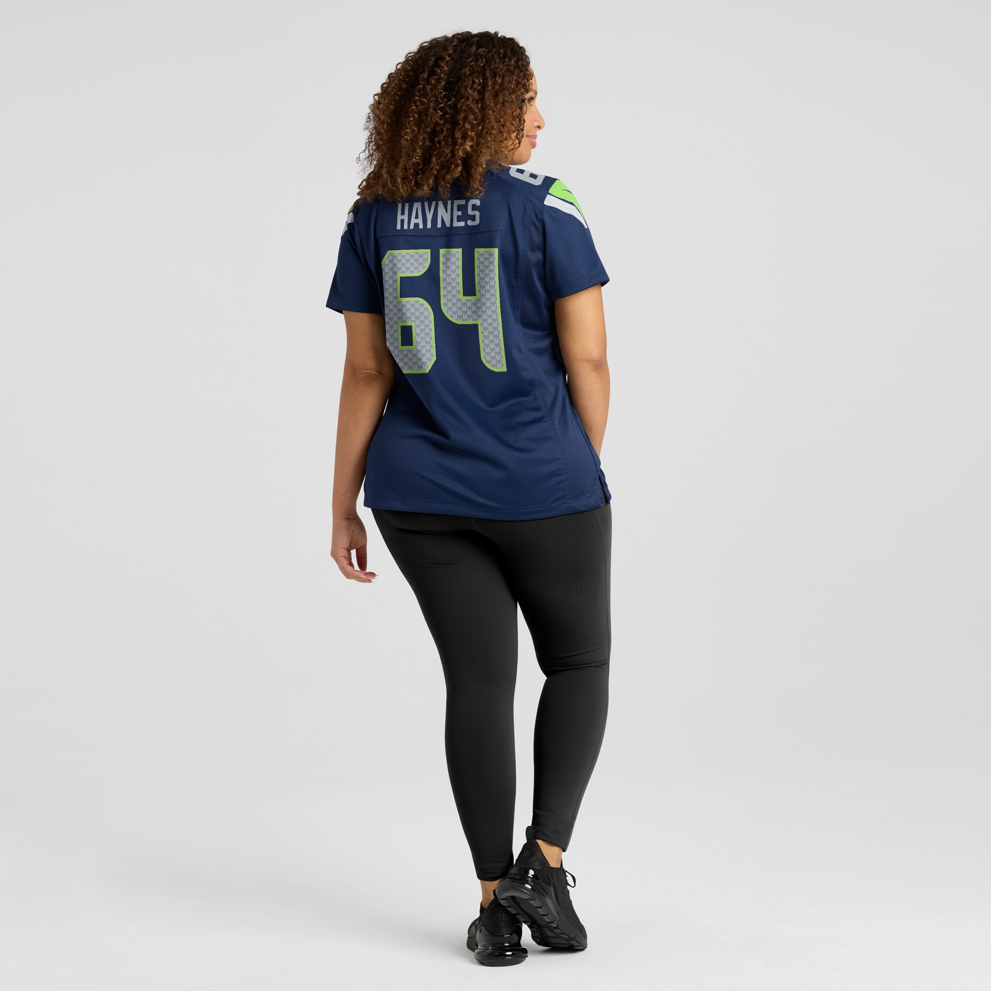 Christian Haynes Seattle Seahawks Nike Women’s Game Jersey – College Navy - Image 3