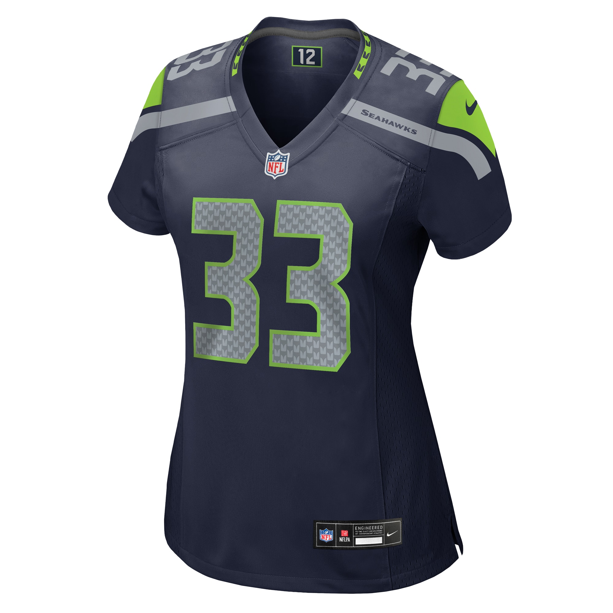 Dee Williams Seattle Seahawks Nike Women’s Game Jersey – College Navy - Image 2