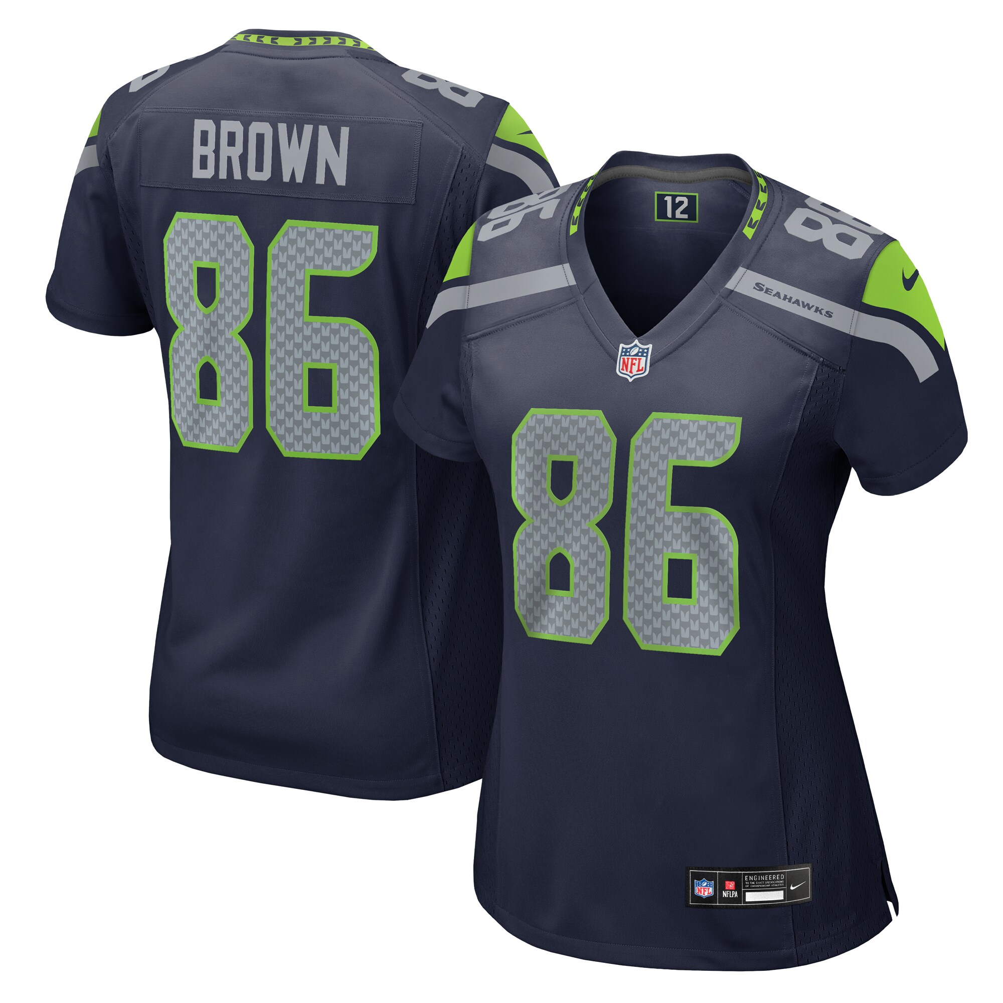 Pharaoh Brown Seattle Seahawks Nike Women’s Game Jersey – College Navy