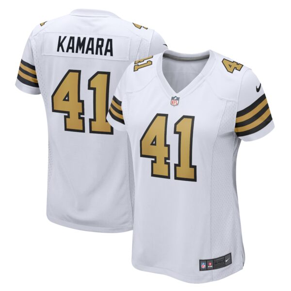 Alvin Kamara New Orleans Saints Nike Women’s Alternate Game Jersey – White
