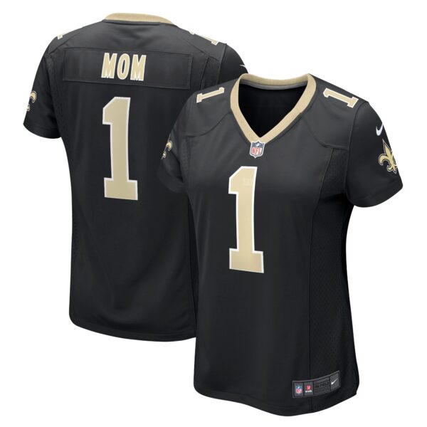 Number 1 Mom New Orleans Saints Nike Women’s Game Jersey – Black