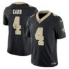 Derek Carr New Orleans Saints Nike Vapor F.U.S.E. Limited Jersey – Black