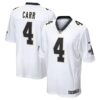Derek Carr New Orleans Saints Nike Game Player Jersey – White