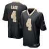 Derek Carr New Orleans Saints Nike Game Jersey – Black
