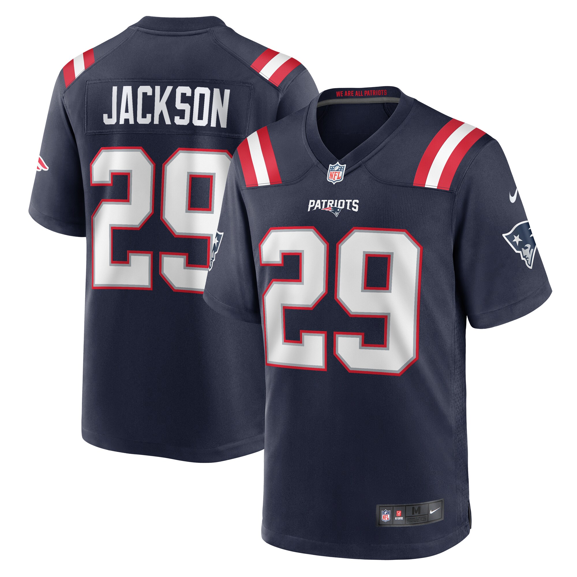 JC Jackson New England Patriots Nike Game Jersey – Navy