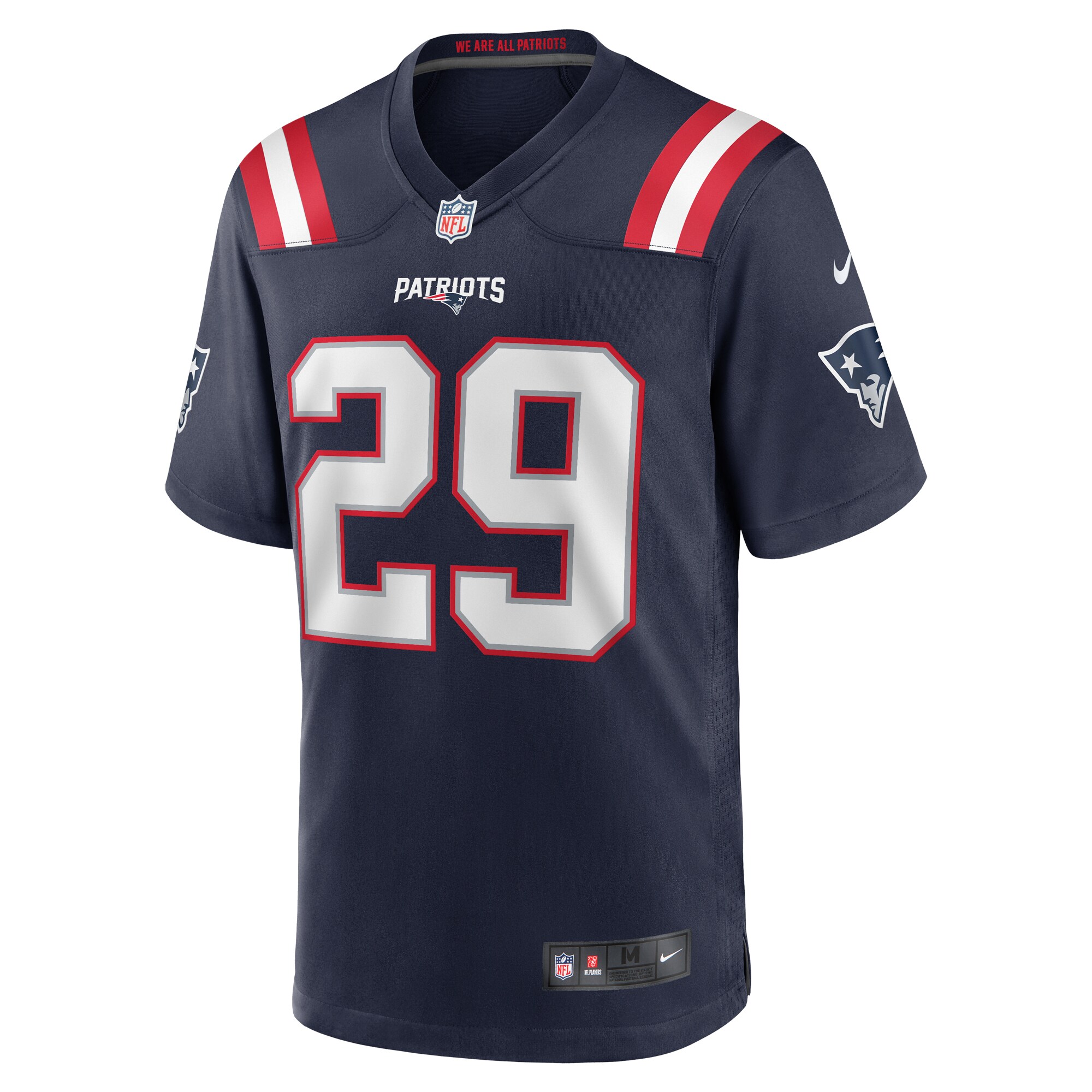 JC Jackson New England Patriots Nike Game Jersey – Navy - Image 2