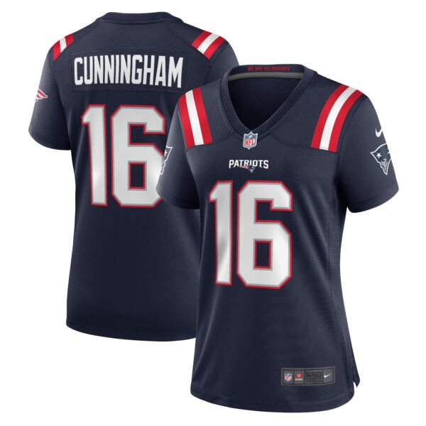 Malik Cunningham New England Patriots Nike Women’s Team Game Jersey – Navy