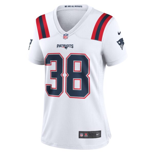 Rhamondre Stevenson New England Patriots Nike Women’s Game Player Jersey – White
