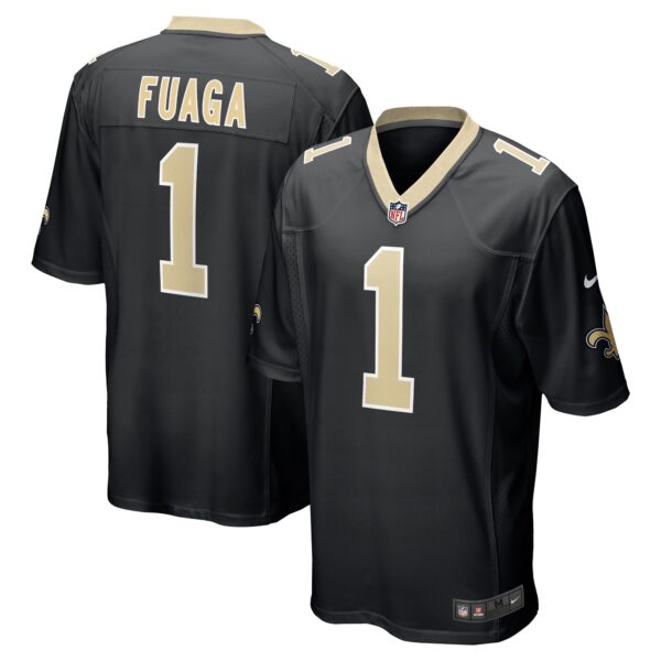Taliese Fuaga New Orleans Saints Nike 2024 NFL Draft First Round Pick Player Game Jersey – Black