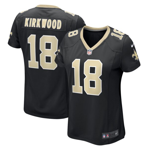 Keith Kirkwood New Orleans Saints Nike Women’s Team Game Jersey – Black