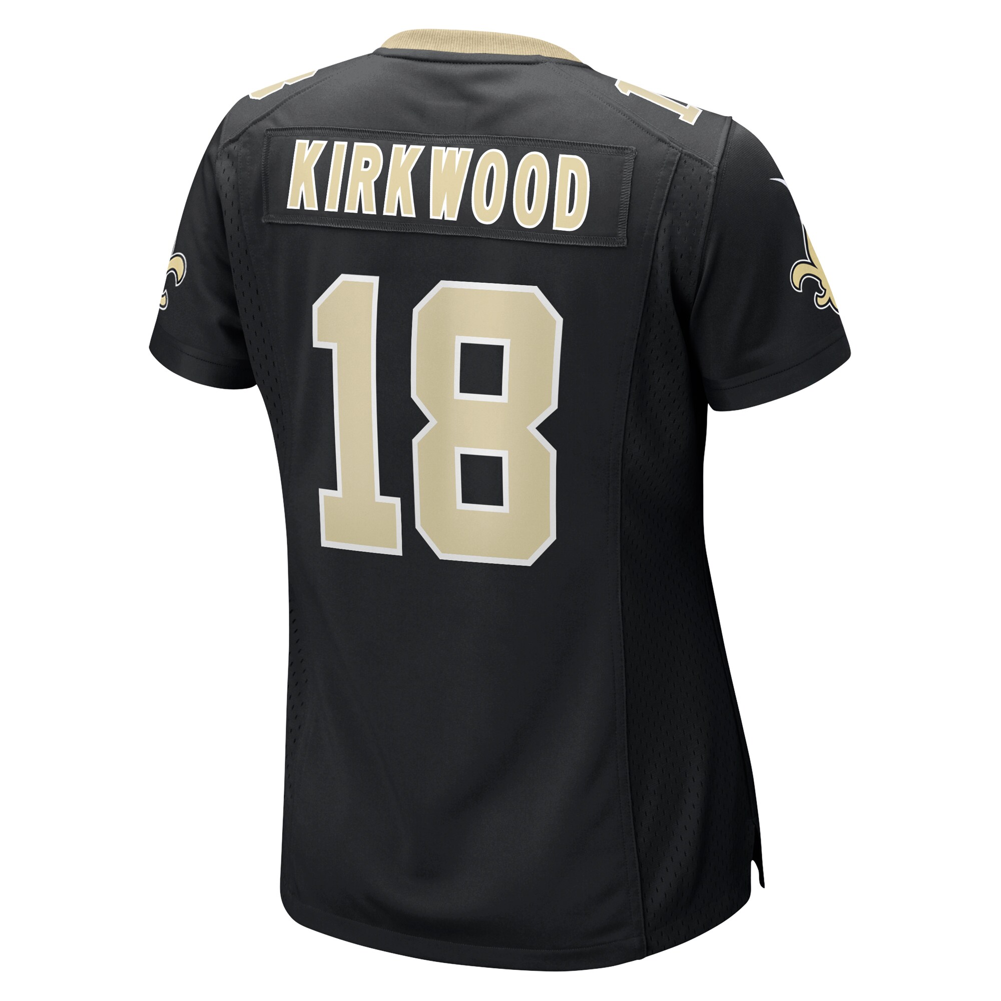 Keith Kirkwood New Orleans Saints Nike Women’s Team Game Jersey – Black - Image 3