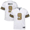 Drew Brees New Orleans Saints Nike Youth Color Rush Game Jersey – White