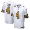 Derek Carr New Orleans Saints Nike Alternate Game Jersey – White