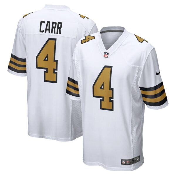 Derek Carr New Orleans Saints Nike Alternate Game Jersey – White