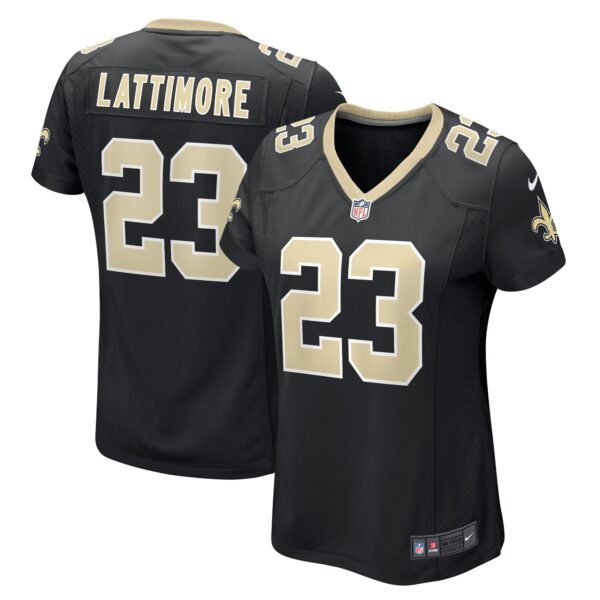 Marshon Lattimore New Orleans Saints Nike Women’s Team Game Jersey – Black