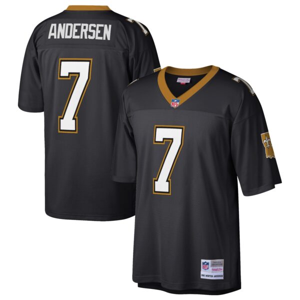 Morten Andersen New Orleans Saints Mitchell & Ness Retired Player Legacy Jersey – Black