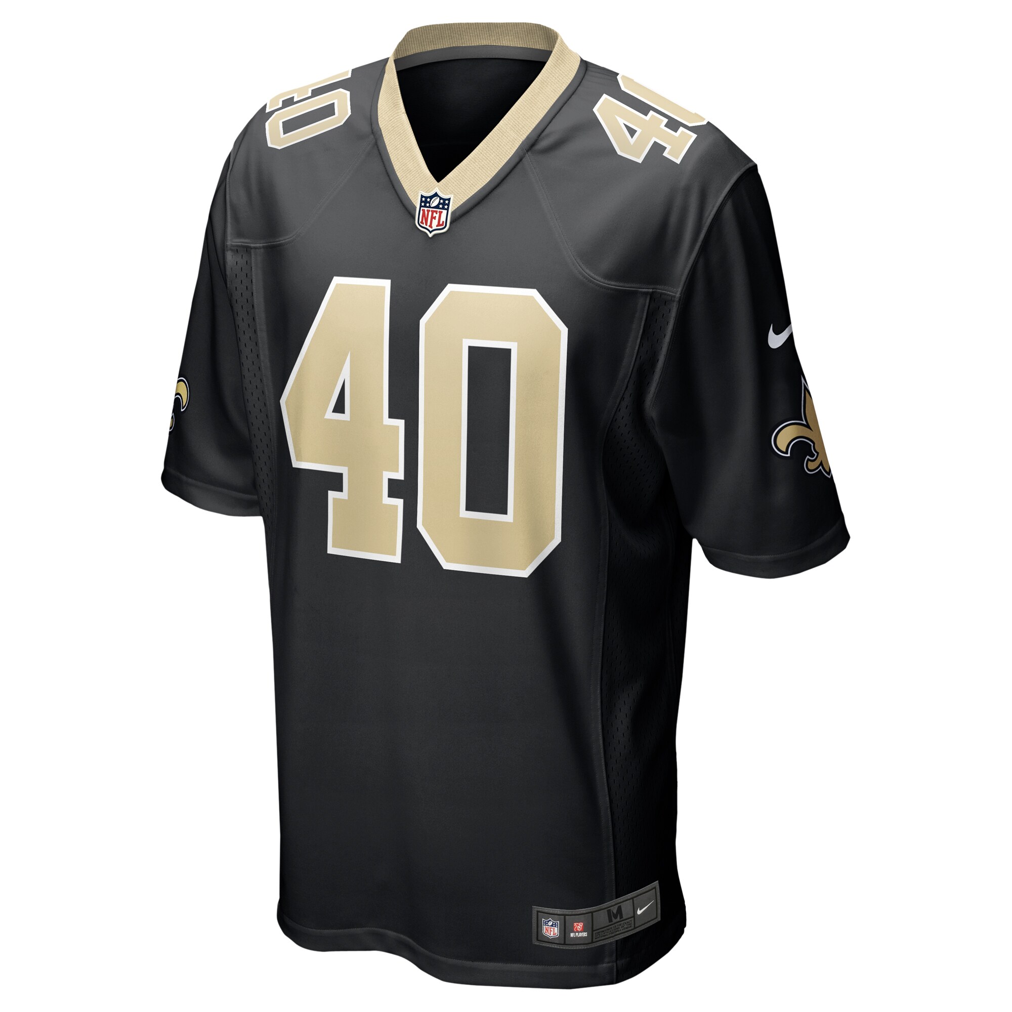 Zander Horvath New Orleans Saints Nike Game Jersey – Black - Image 2