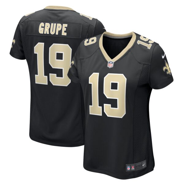Blake Grupe New Orleans Saints Nike Women’s Team Game Jersey – Black