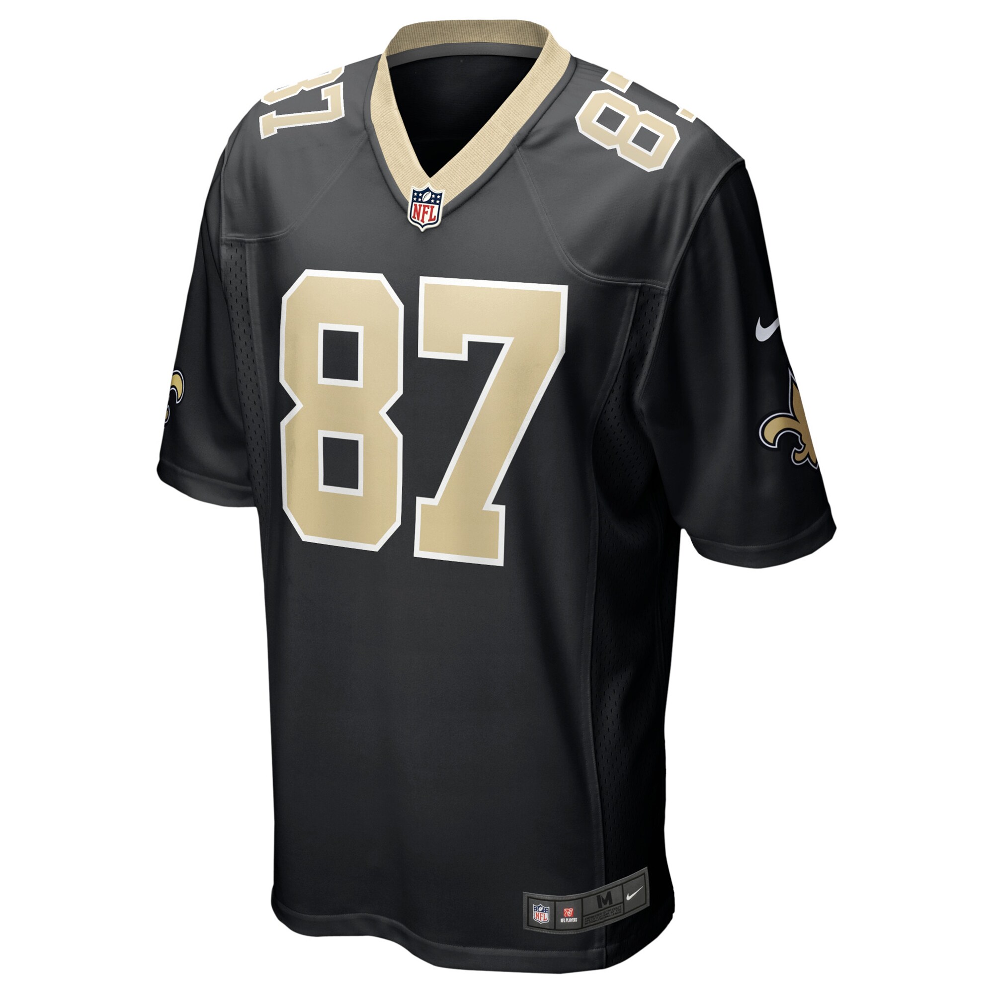 Foster Moreau New Orleans Saints Nike Game Jersey – Black