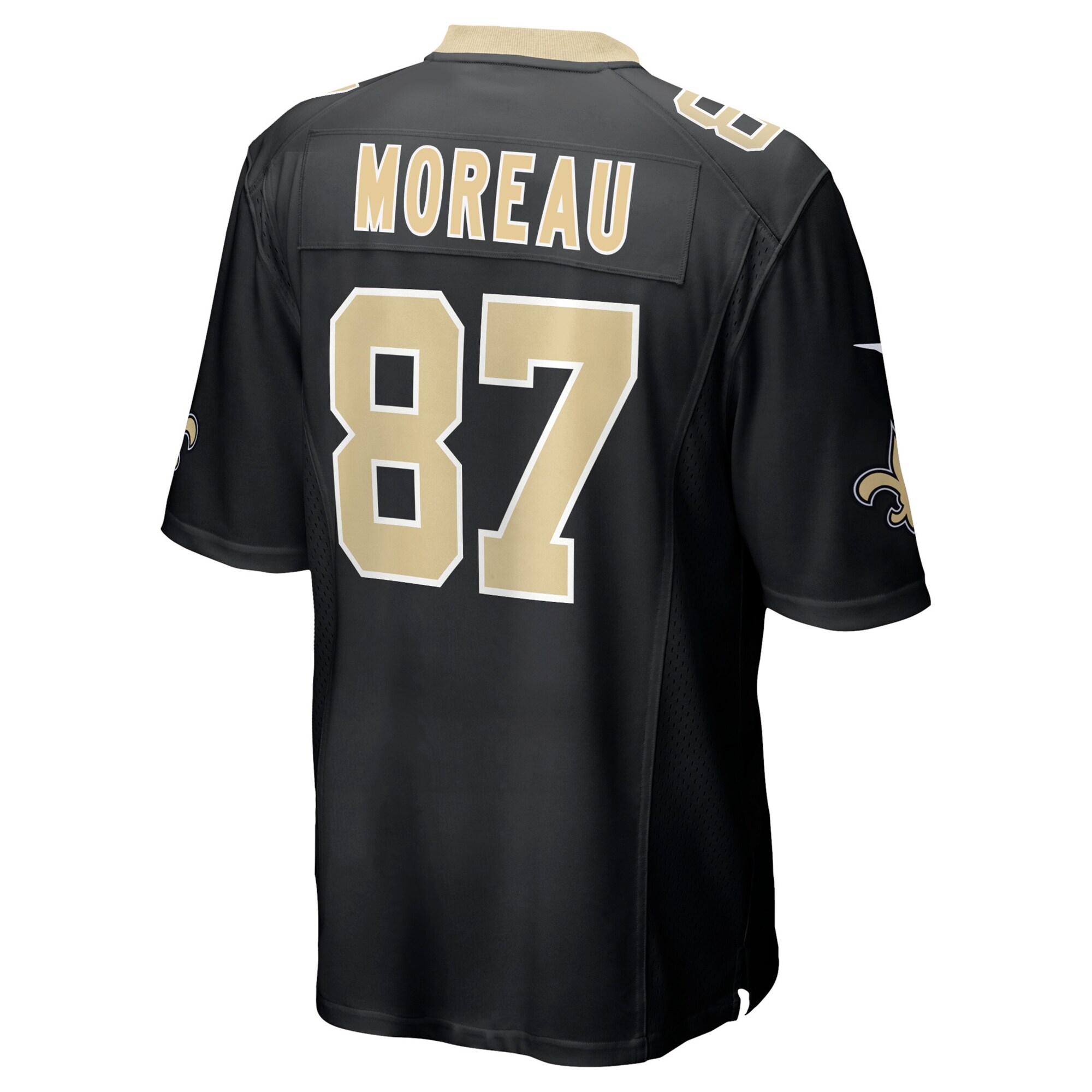 Foster Moreau New Orleans Saints Nike Game Jersey – Black - Image 2