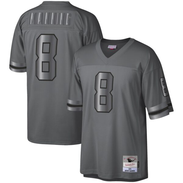 Archie Manning New Orleans Saints Mitchell & Ness 1979 Retired Player Metal Legacy Jersey – Charcoal