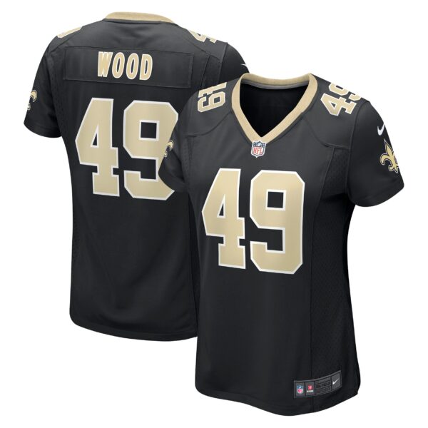 Zach Wood New Orleans Saints Nike Women’s Game Jersey – Black