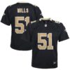 Sam Mills New Orleans Saints Nike Youth Retired Game Jersey – Black