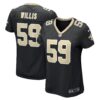 Jordan Willis New Orleans Saints Nike Women’s Team Game Jersey – Black