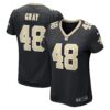 J.T. Gray New Orleans Saints Nike Women’s Game Jersey – Black