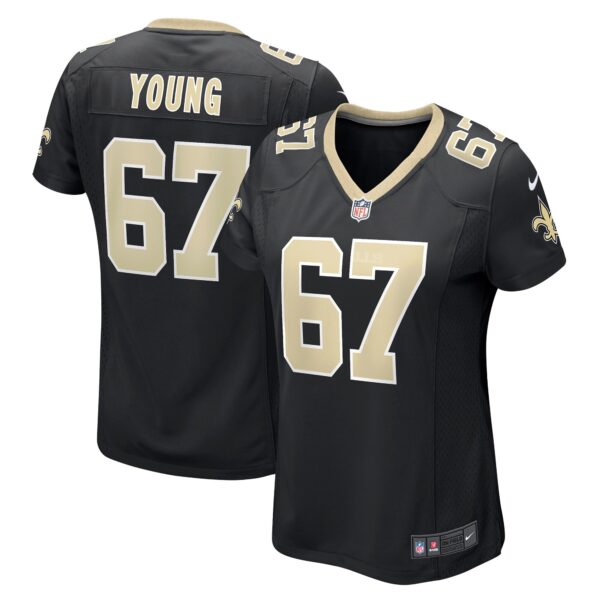 Landon Young New Orleans Saints Nike Women’s Game Jersey – Black