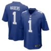 Malik Nabers New York Giants Nike 2024 NFL Draft First Round Pick Player Game Jersey – Royal