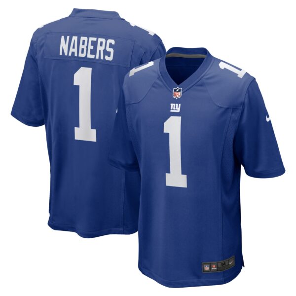 Malik Nabers New York Giants Nike 2024 NFL Draft First Round Pick Player Game Jersey – Royal