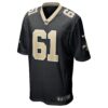 Drew Desjarlais New Orleans Saints Nike Game Player Jersey – Black