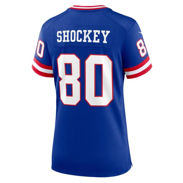 Jeremy Shockey New York Giants Nike Women’s Classic Retired Player Game Jersey – Royal