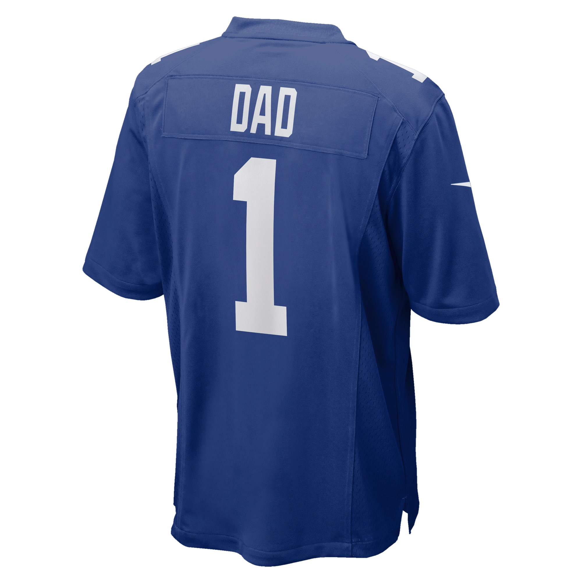 Number 1 Dad New York Giants Nike Game Jersey – Royal - Image 3