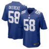 Bobby Okereke New York Giants Nike Game Player Jersey – Royal