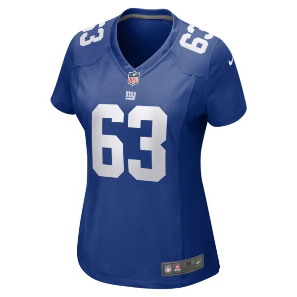 JC Hassenauer New York Giants Nike Women’s Team Game Jersey – Royal