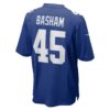 Boogie Basham New York Giants Nike Game Jersey – Royal