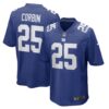 Jashaun Corbin New York Giants Nike Game Player Jersey – Royal