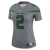 Zach Wilson New York Jets Nike Women’s Inverted Legend Jersey – Gray