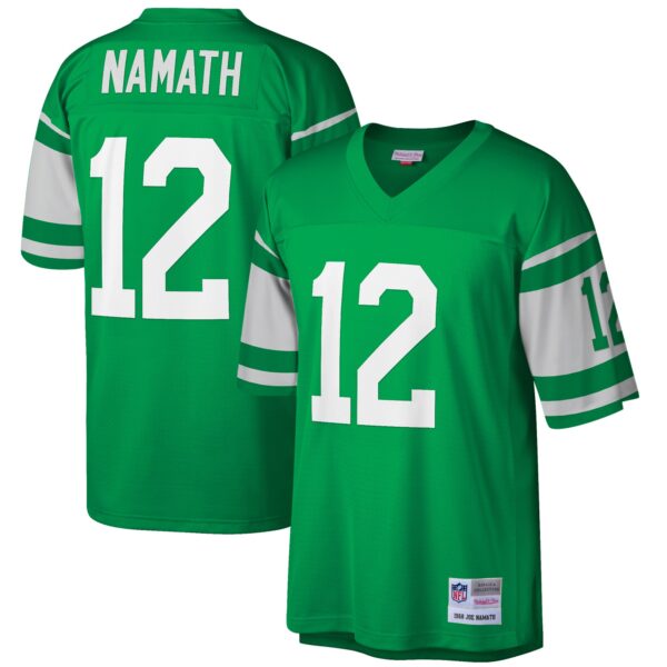 Joe Namath New York Jets Mitchell & Ness Big & Tall 1968 Retired Player Jersey – Green