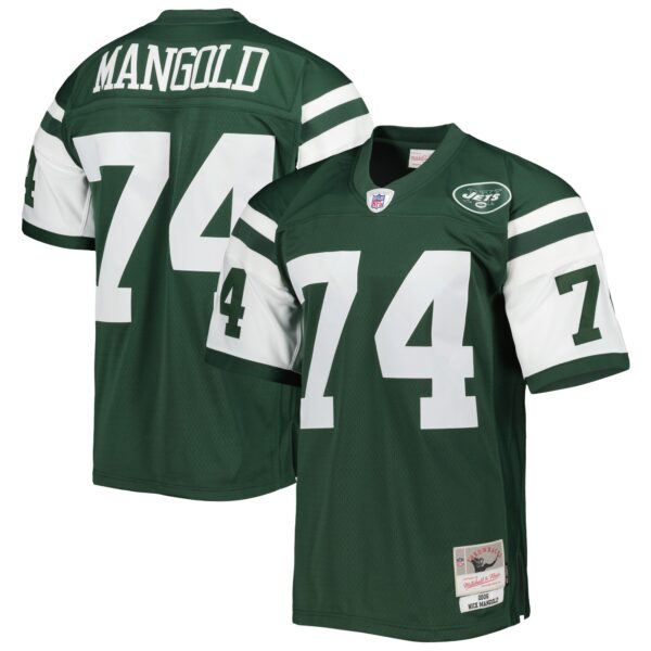 Nick Mangold New York Jets Mitchell & Ness Legacy Jersey – Green