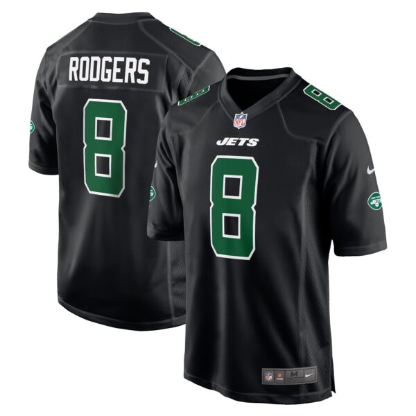 Aaron Rodgers New York Jets Nike Fashion Game Jersey – Black