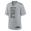 Zach Wilson New York Jets Nike Atmosphere Fashion Game Jersey – Gray