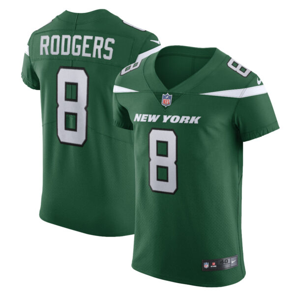 Aaron Rodgers New York Jets Nike Alternate Vapor F.U.S.E. Elite Jersey – Gotham Green