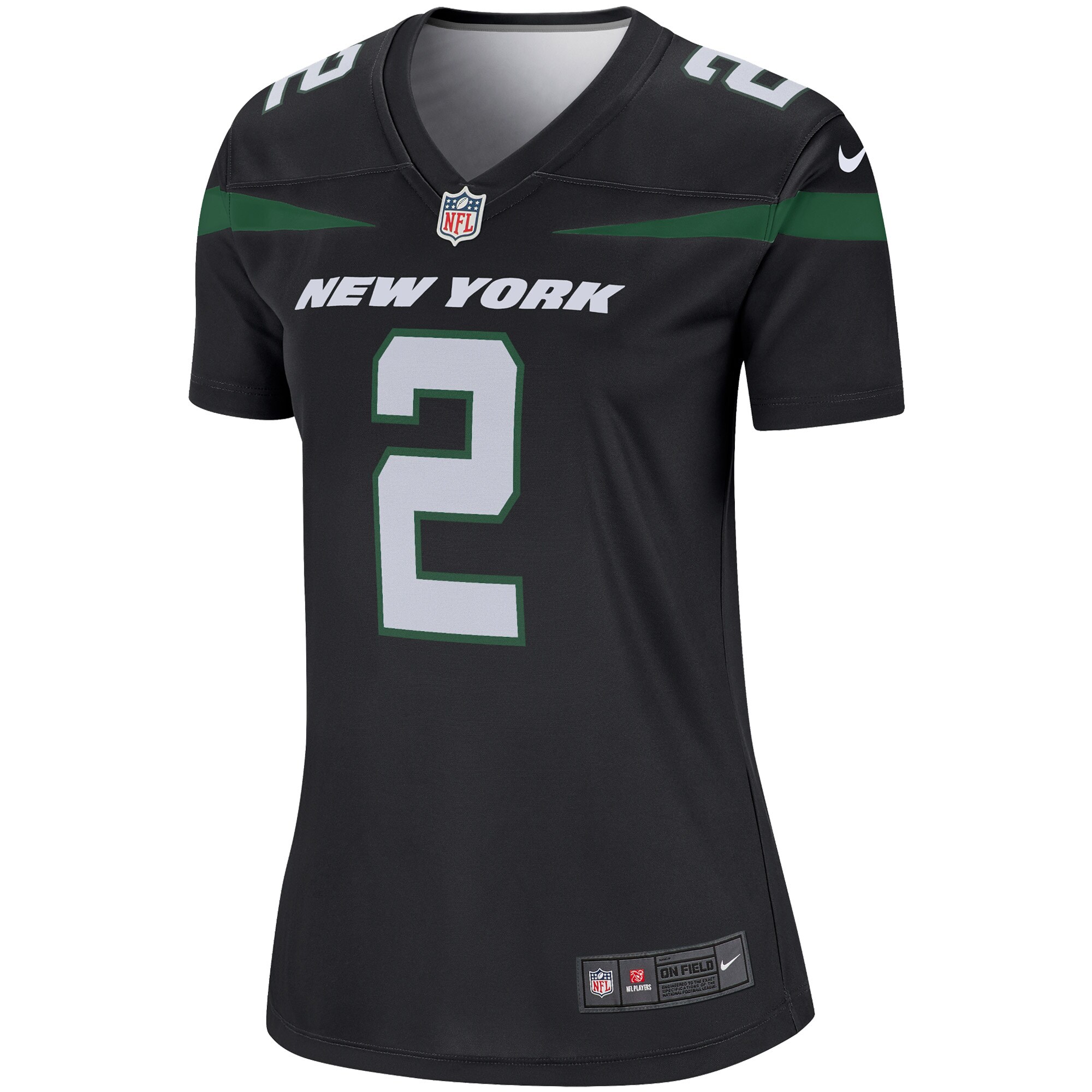Zach Wilson New York Jets Nike Women’s Legend Jersey – Black - Image 2