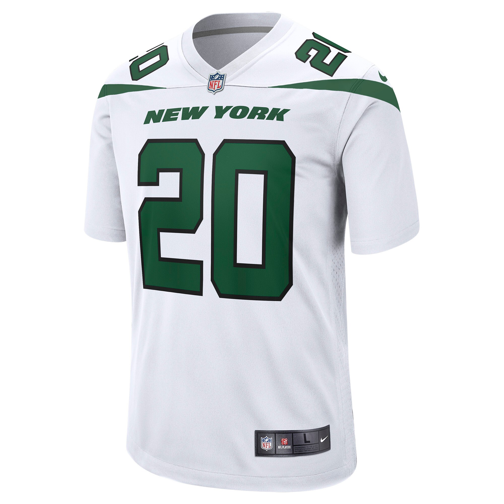 Breece Hall New York Jets Nike Away Game Player Jersey – White - Image 2