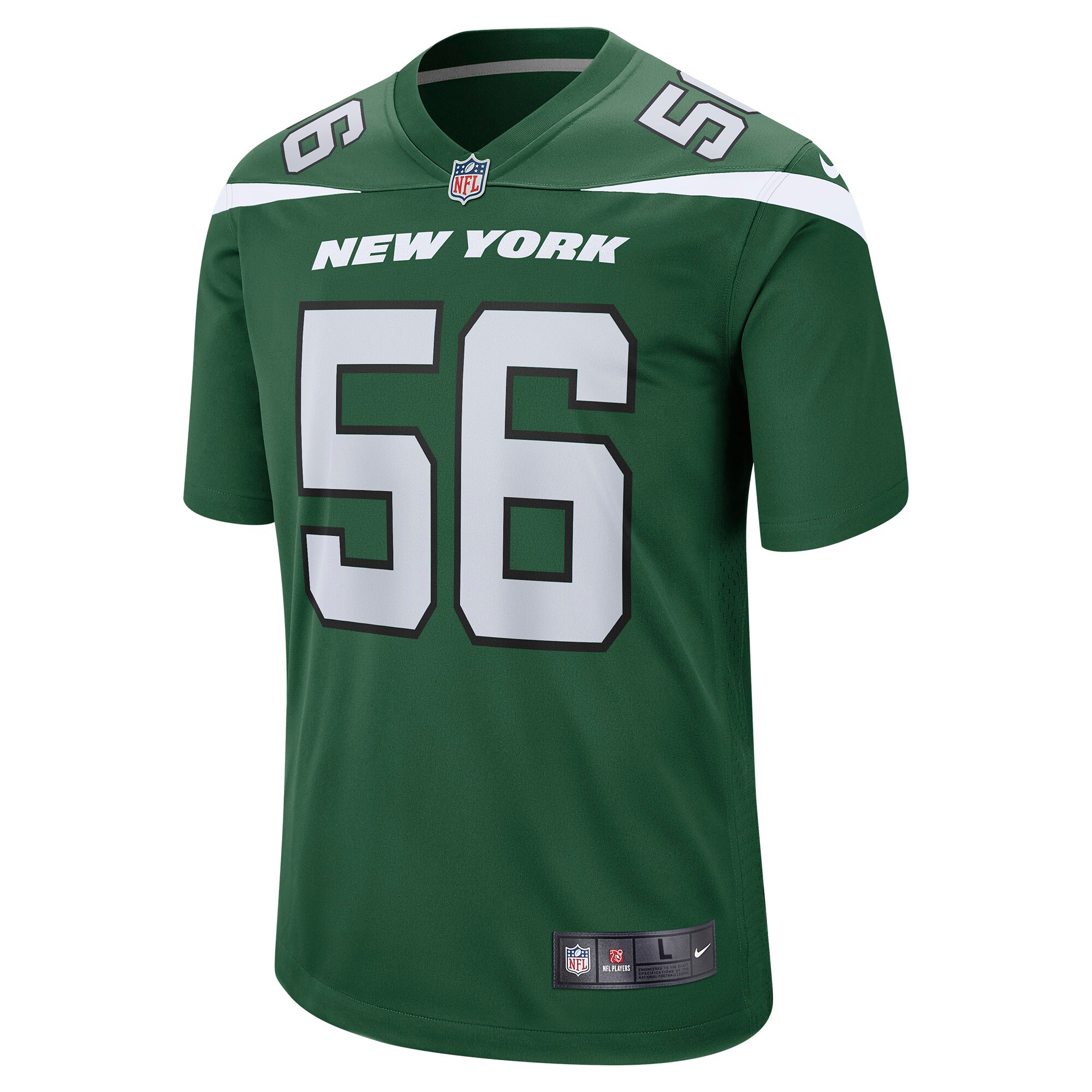 Quincy Williams New York Jets Nike Game Jersey – Gotham Green - Image 2